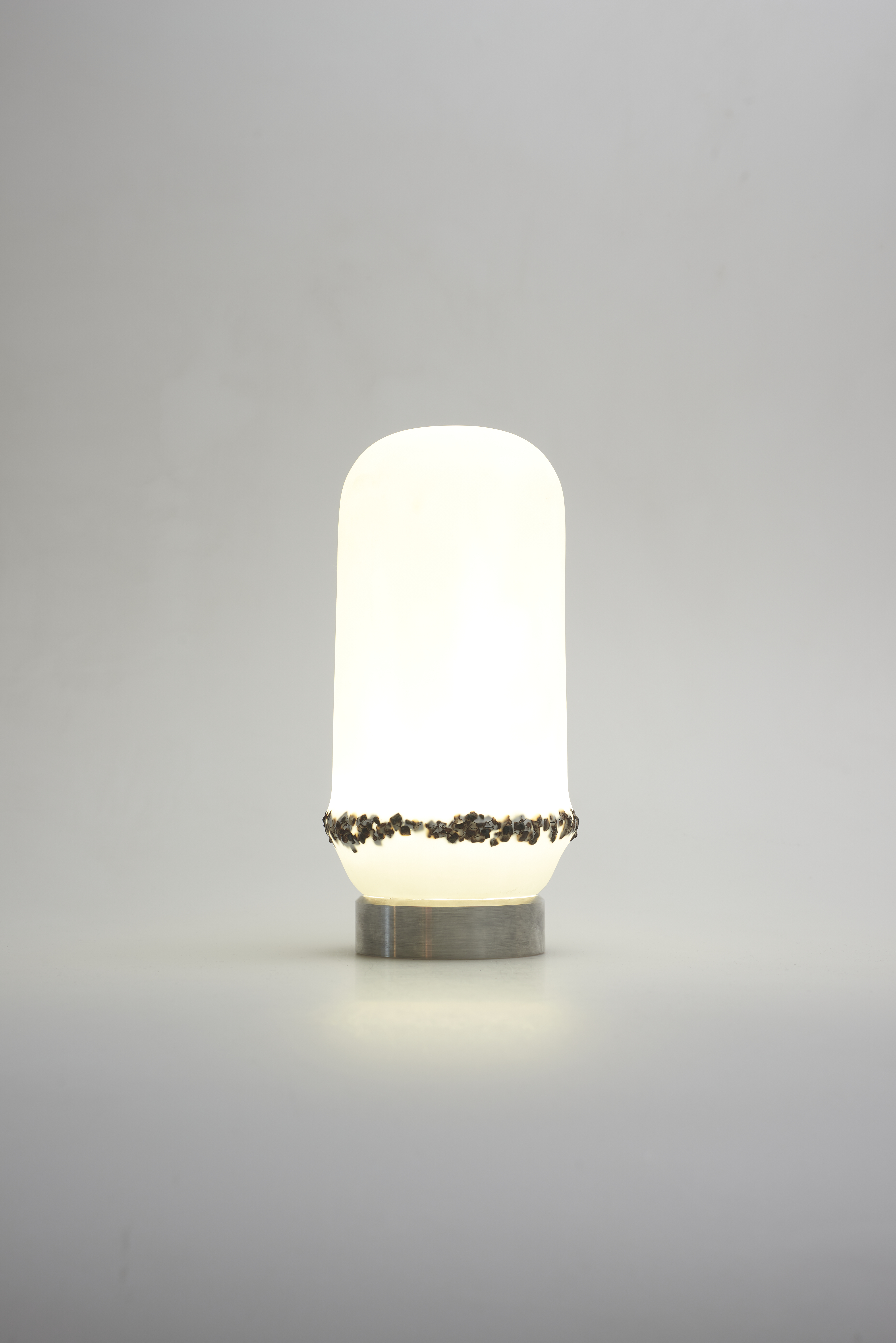 Metal Waste Bone China Table Lamp by Megan Keeling